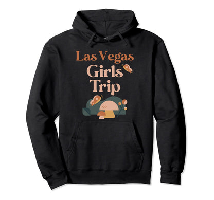 Las Vegas Trip Matching Group Groovy Boho Hoodie - Unique Graphic Unisex - T-Shirt, Sweatshirt, Hoodie