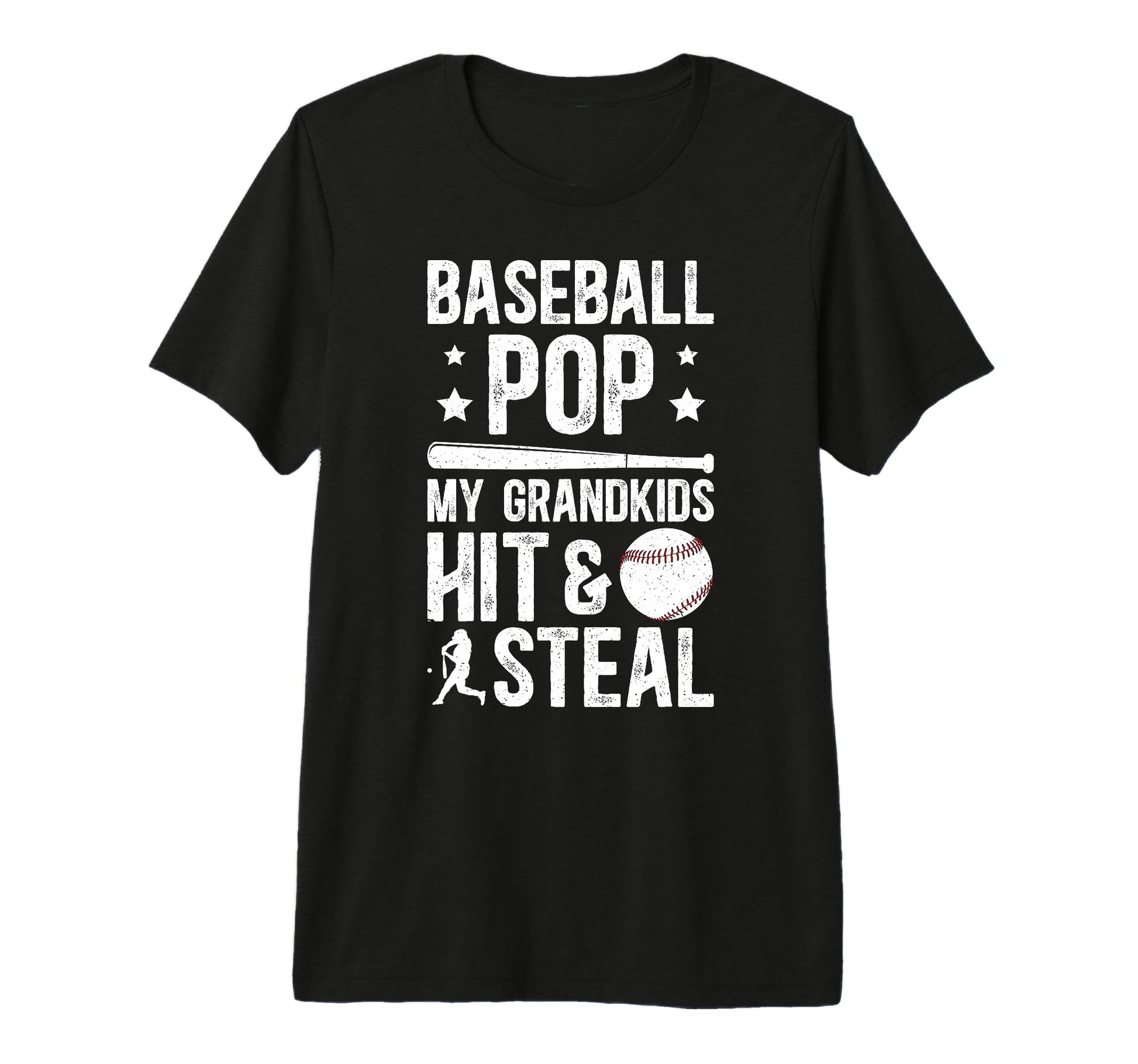 Mens Baseball Pop Funny Grandpa Pop T-Shirt - Aesthetic Graphic Men Women - T-Shirt, Sweatshirt, Hoodie