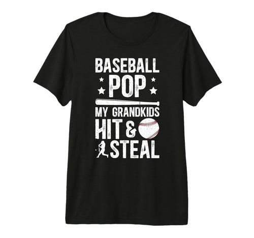 Mens Baseball Pop Funny Grandpa Pop T-Shirt - Aesthetic Graphic Men Women - T-Shirt, Sweatshirt, Hoodie