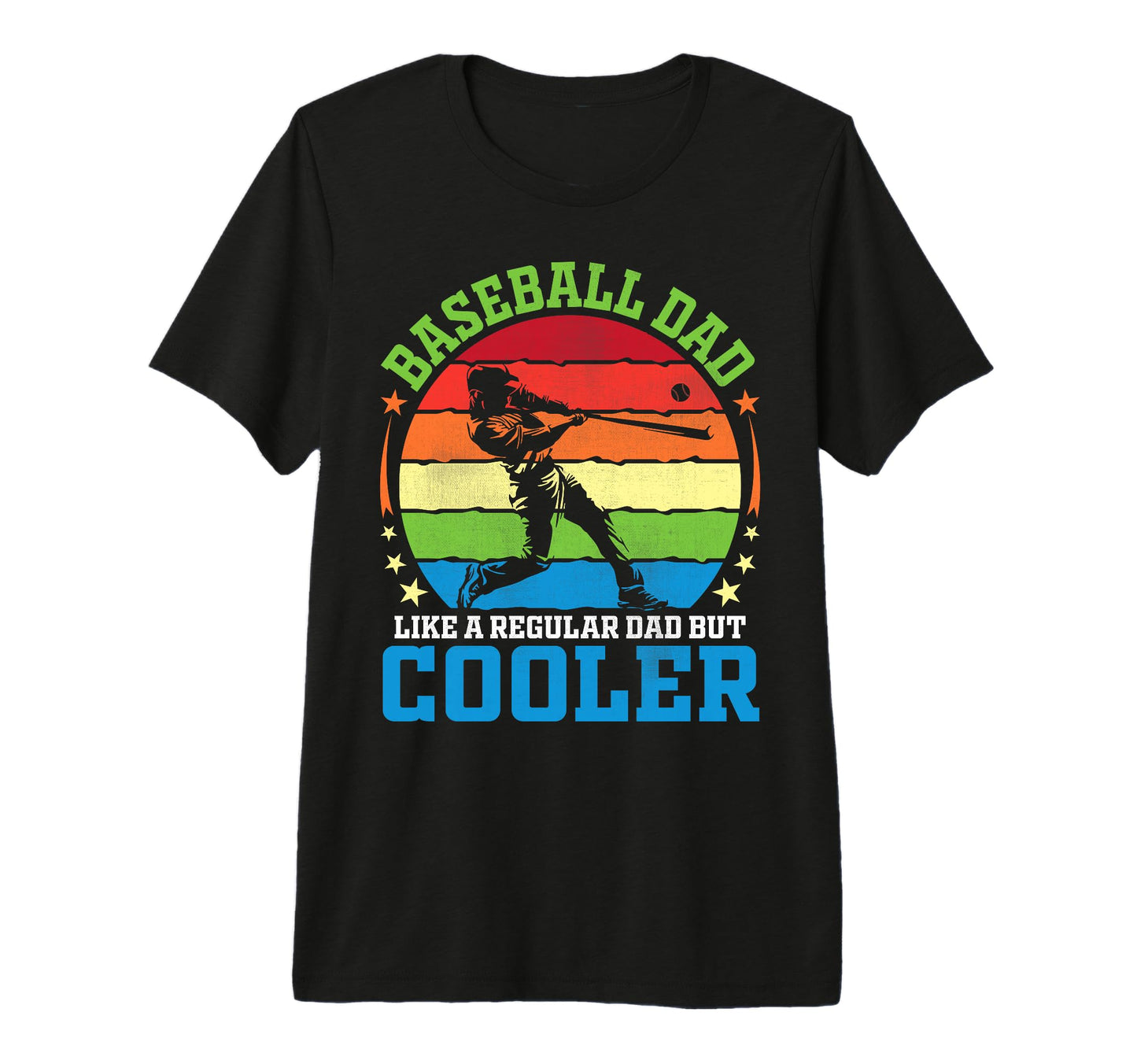 Baseball Dad Like Regular Dad But T-Shirt - Custom Art Print for Adults - T-Shirt, Sweatshirt, Hoodie