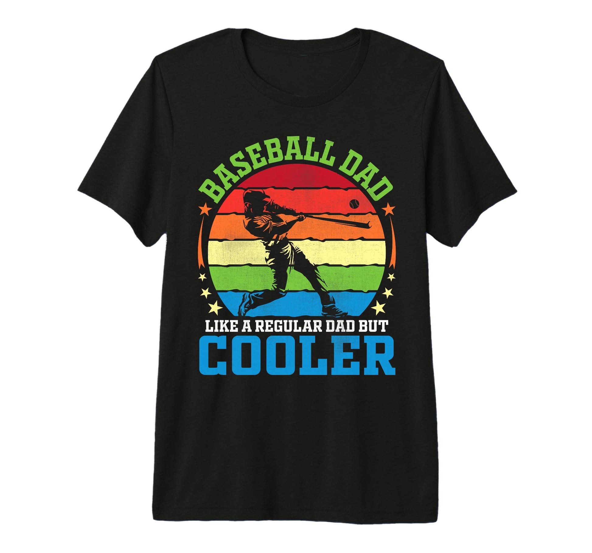 Baseball Dad Like Regular Dad But T-Shirt - Custom Art Print for Adults - T-Shirt, Sweatshirt, Hoodie