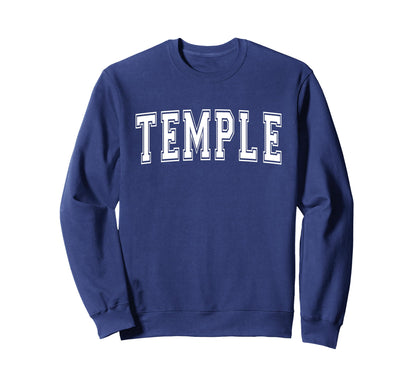 Temple Tx Texas Usa Sports Varsity Sweatshirt - Minimalist Print Unisex - T-Shirt, Sweatshirt, Hoodie