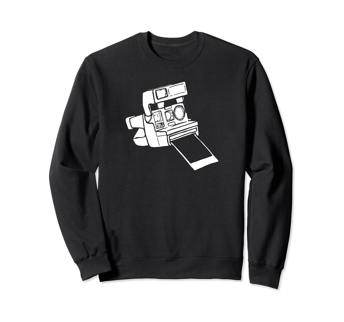 Instant Camera Eighties Sweatshirt - Custom Art Print Men Women - T-Shirt, Sweatshirt, Hoodie