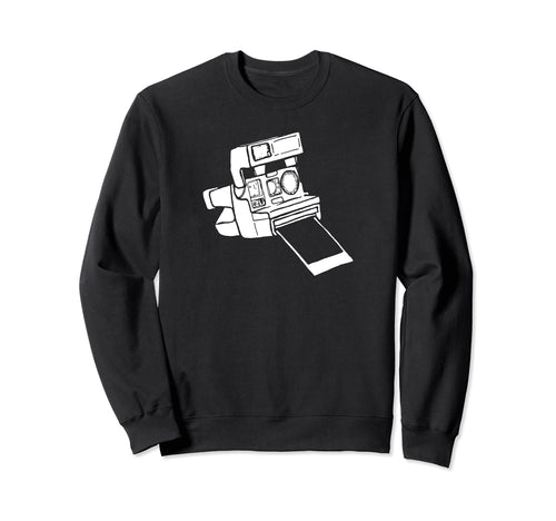 Instant Camera Eighties Sweatshirt - Custom Art Print Men Women - T-Shirt, Sweatshirt, Hoodie