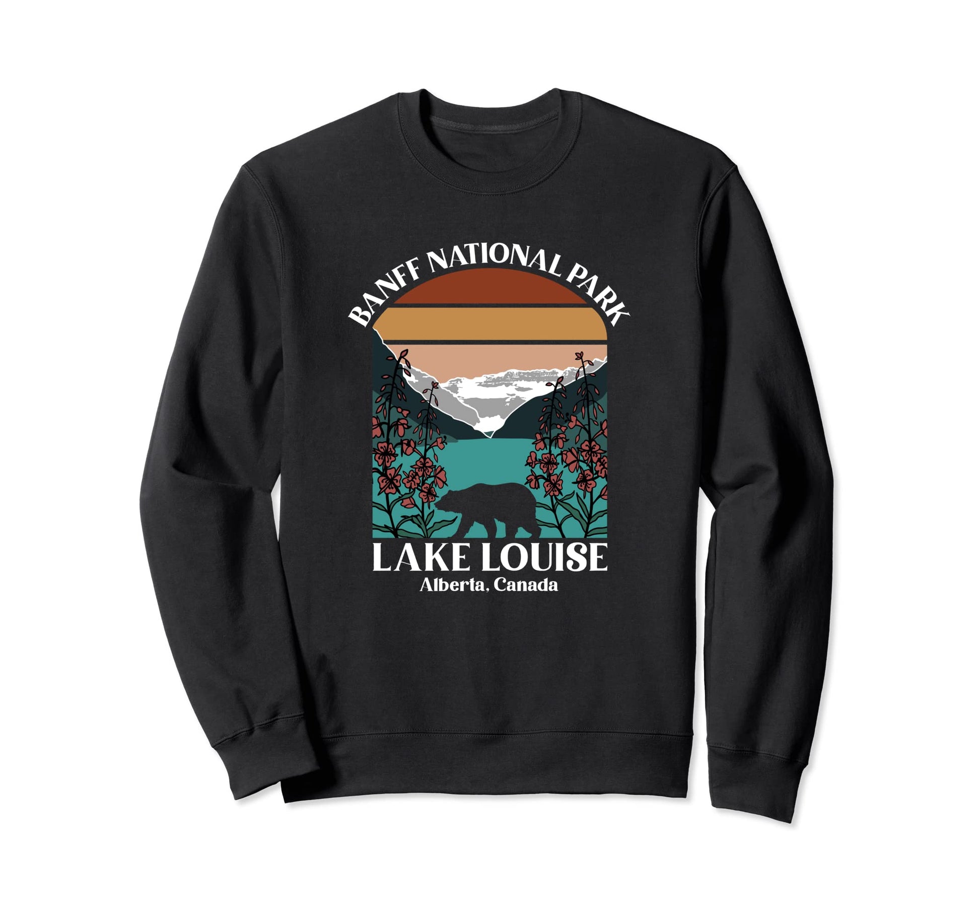 Banff National Park Lake Louise Sweatshirt - Custom Art Print for Adults - T-Shirt, Sweatshirt, Hoodie