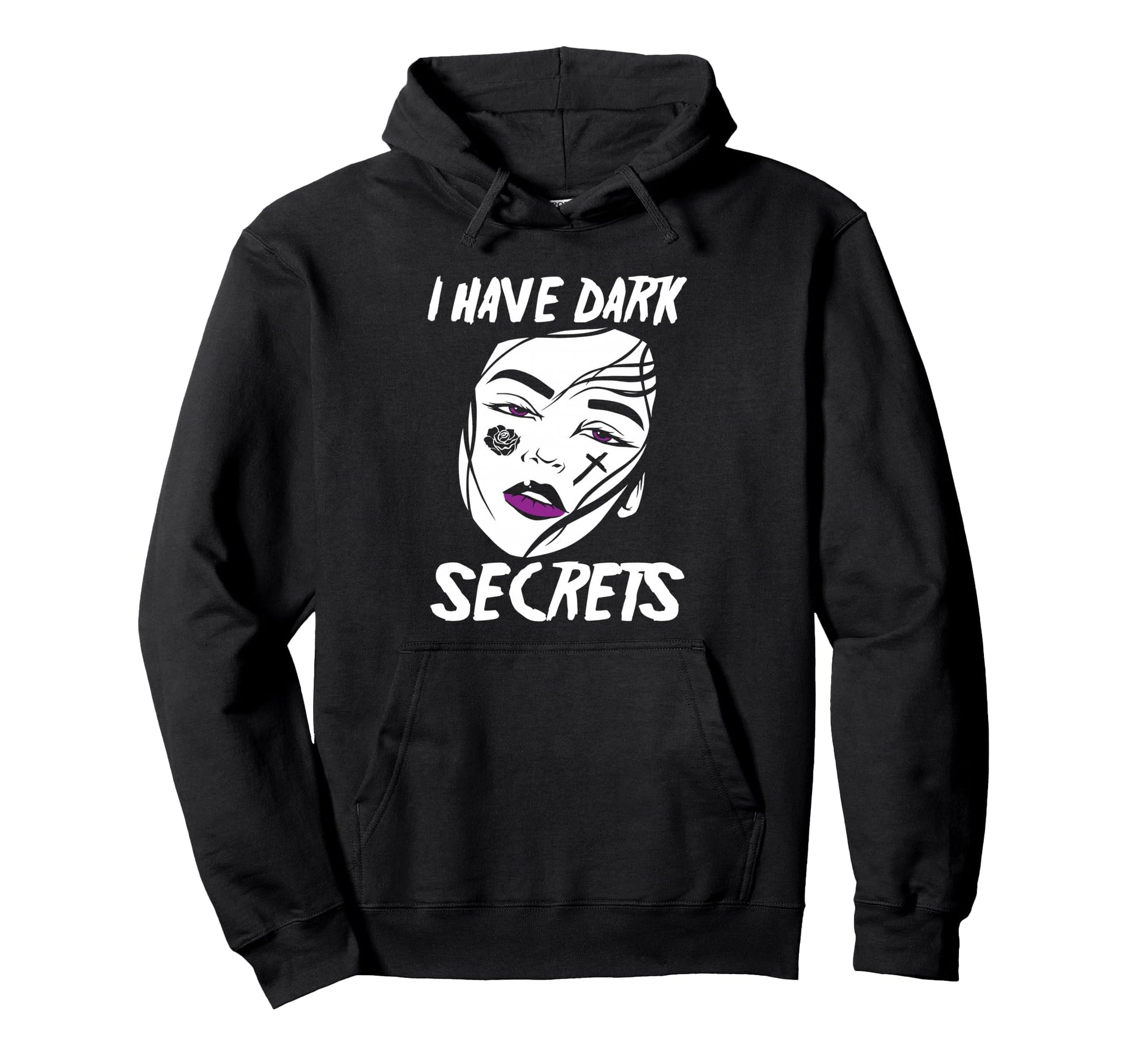 Alt Aesthetics I Have Dark Secrets Hoodie - Custom Art Print Men Women - T-Shirt, Sweatshirt, Hoodie