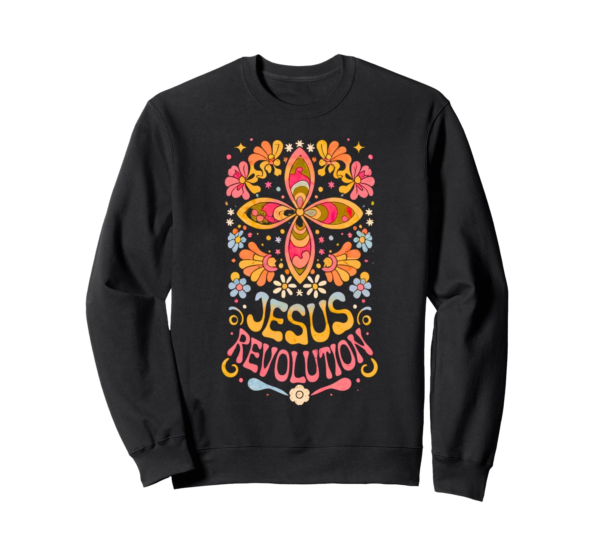 Jesus Revolution Christian Faith Sweatshirt - Trendy Graphic Men Women - T-Shirt, Sweatshirt, Hoodie