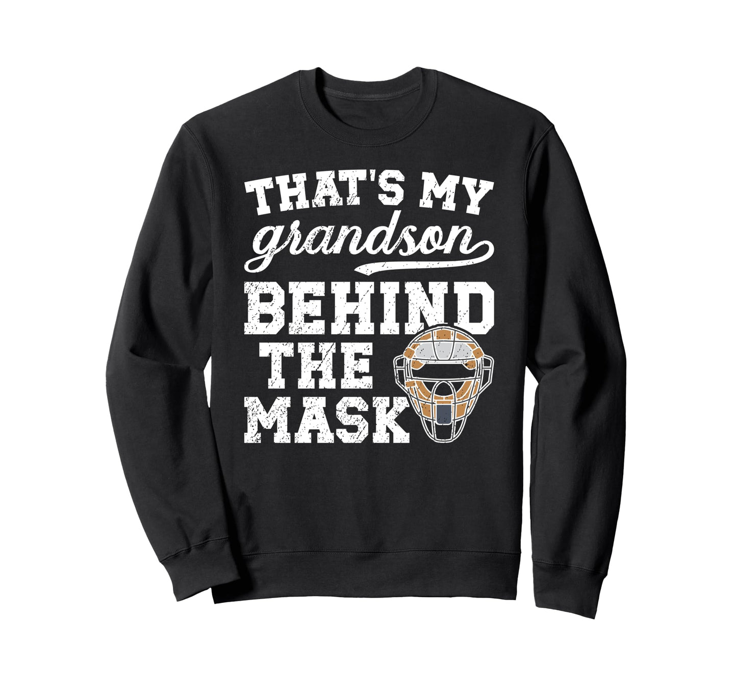 Proud Baseball Catcher Grandma Sweatshirt - Minimalist Print for Adults - T-Shirt, Sweatshirt, Hoodie