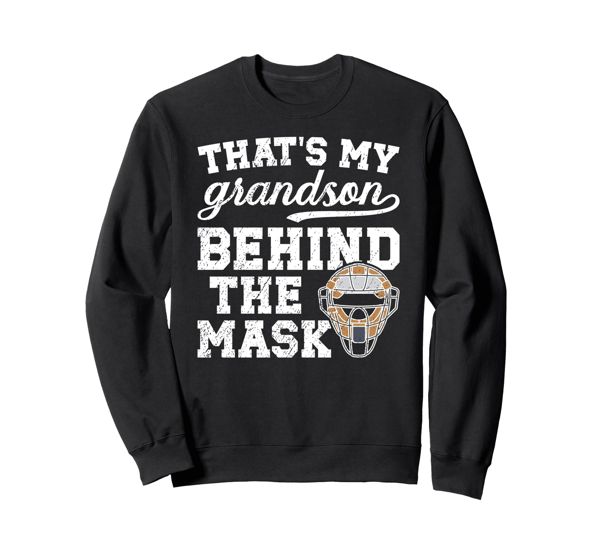 Proud Baseball Catcher Grandma Sweatshirt - Minimalist Print for Adults - T-Shirt, Sweatshirt, Hoodie
