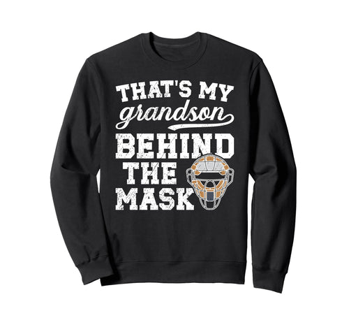 Proud Baseball Catcher Grandma Sweatshirt - Minimalist Print for Adults - T-Shirt, Sweatshirt, Hoodie