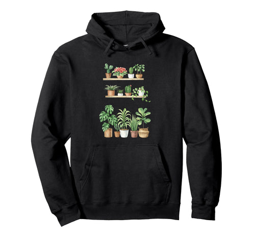 Boho House Plants Cactus Botanical Hoodie - Streetwear Style Unisex - T-Shirt, Sweatshirt, Hoodie
