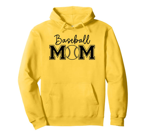 Funny Baseball Mom Baseball Game Hoodie - Casual Everyday Wear Men Women - T-Shirt, Sweatshirt, Hoodie