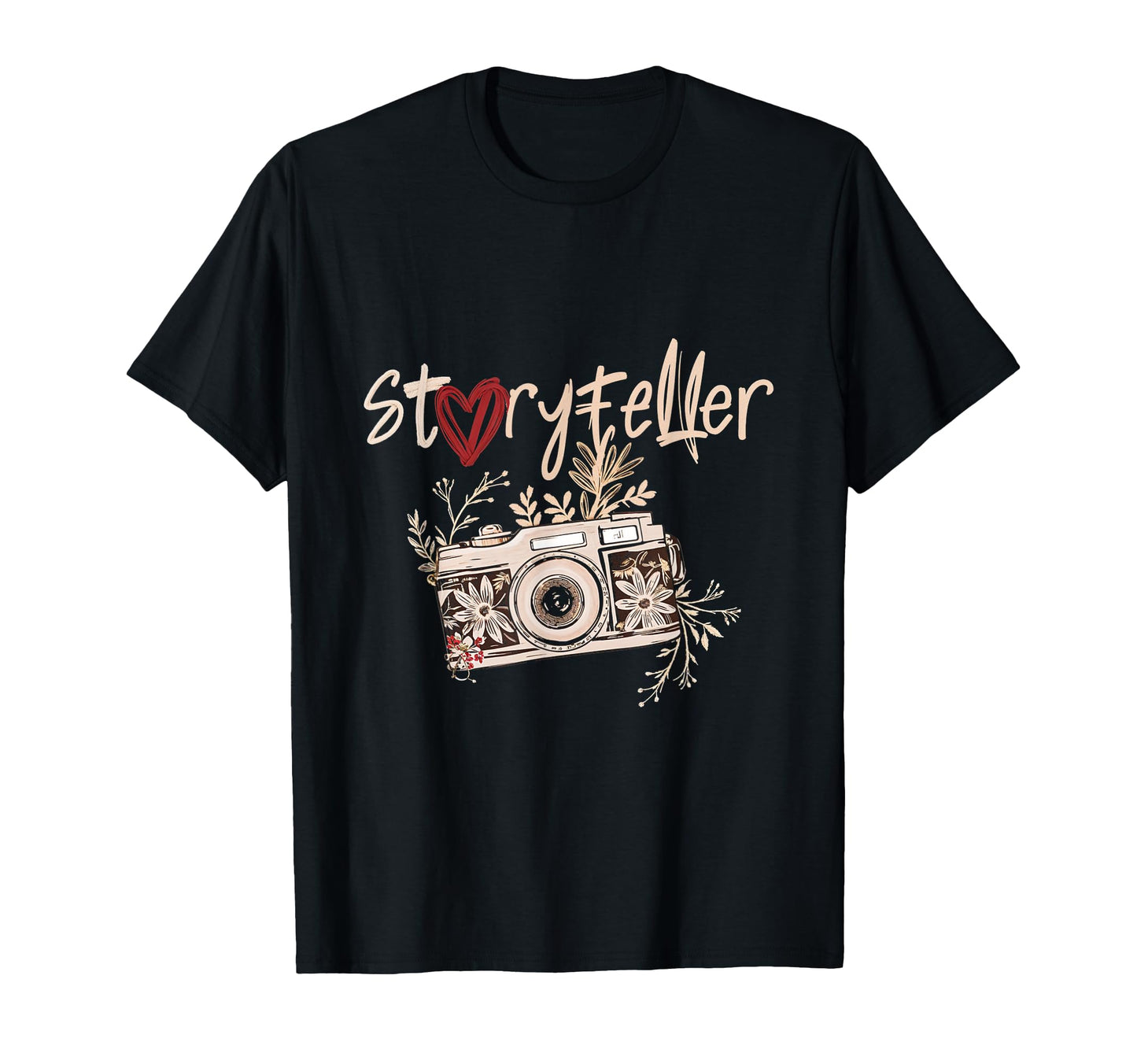 Storyteller Camera Photos T-Shirt - Fun Novelty Design for Adults - T-Shirt, Sweatshirt, Hoodie