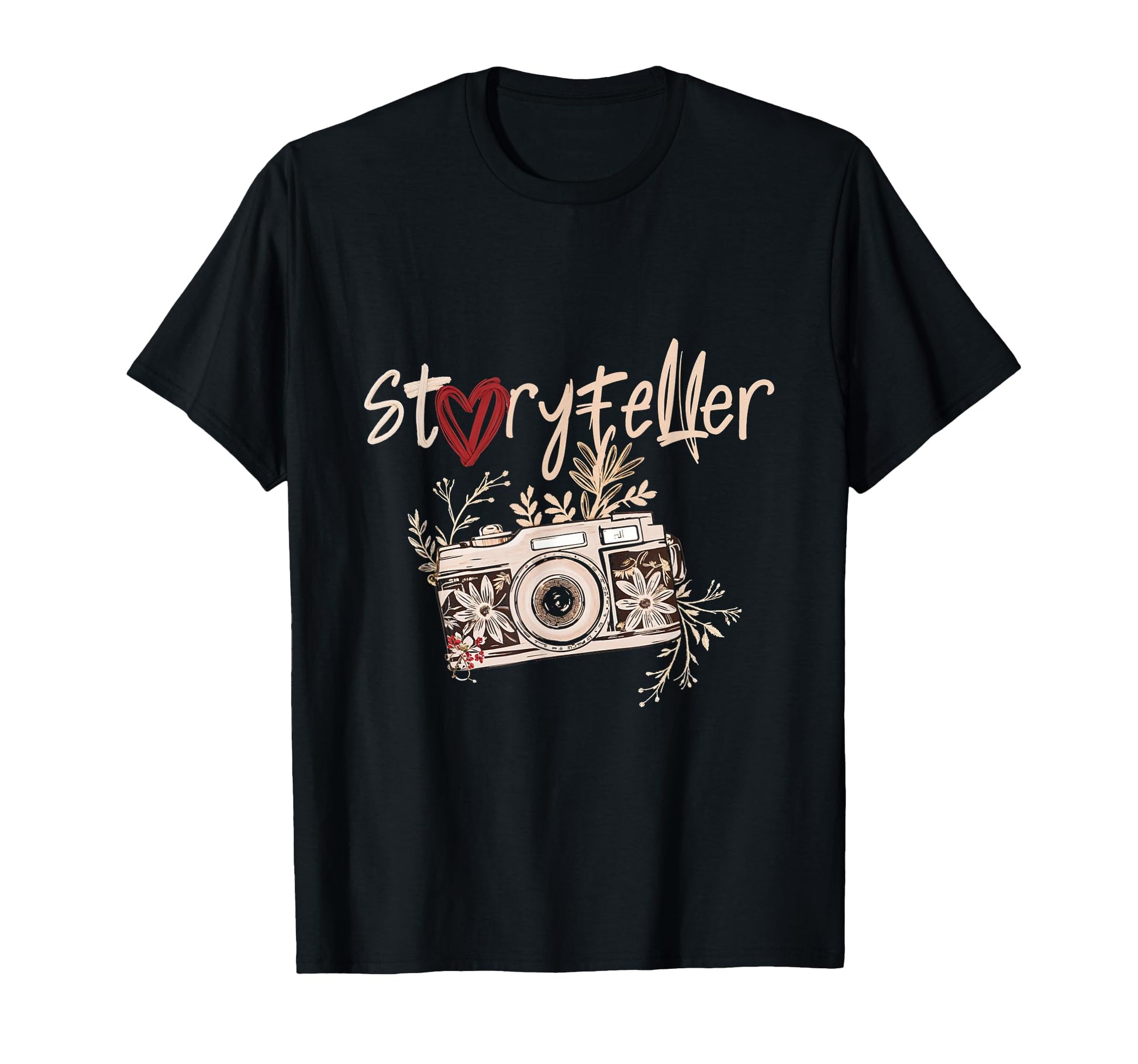 Storyteller Camera Photos T-Shirt - Fun Novelty Design for Adults - T-Shirt, Sweatshirt, Hoodie