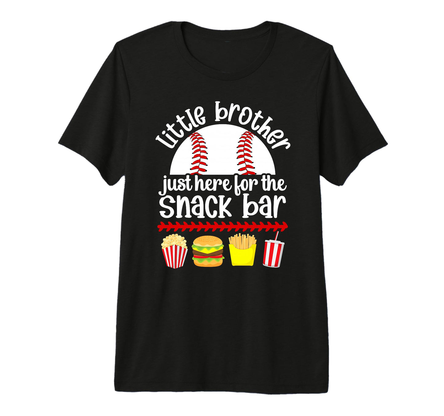 Little Brother Baseball Brother T-Shirt - Aesthetic Graphic Men Women - T-Shirt, Sweatshirt, Hoodie