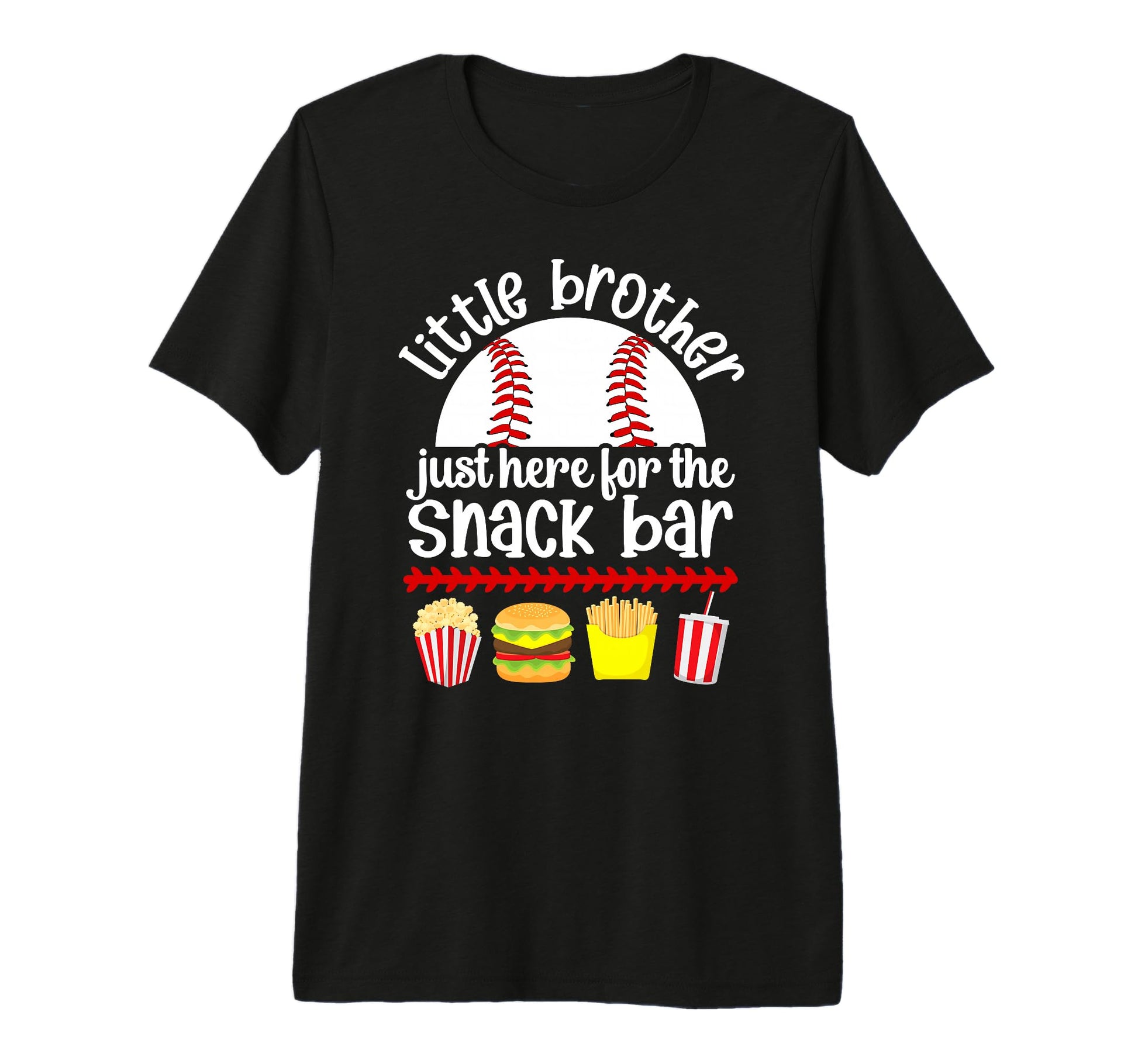 Little Brother Baseball Brother T-Shirt - Aesthetic Graphic Men Women - T-Shirt, Sweatshirt, Hoodie