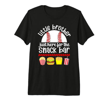 Little Brother Baseball Brother T-Shirt - Aesthetic Graphic Men Women - T-Shirt, Sweatshirt, Hoodie