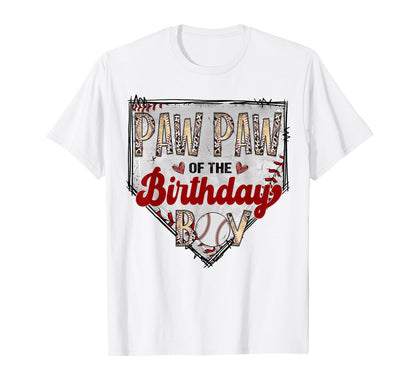 Paw Paw Birthday Baseball Lover T-Shirt - Fun Novelty Design for Adults - T-Shirt, Sweatshirt, Hoodie