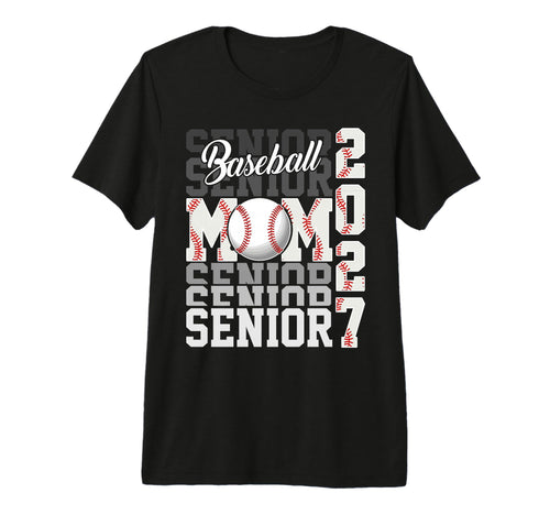 Senior 2027 Baseball Mom Proud Family T-Shirt - Fun Novelty Design Unisex - T-Shirt, Sweatshirt, Hoodie