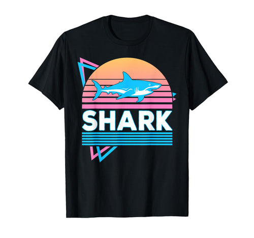 Shark Vaporwave Aesthetic T-Shirt - Graphic Print for Adults - T-Shirt, Sweatshirt, Hoodie