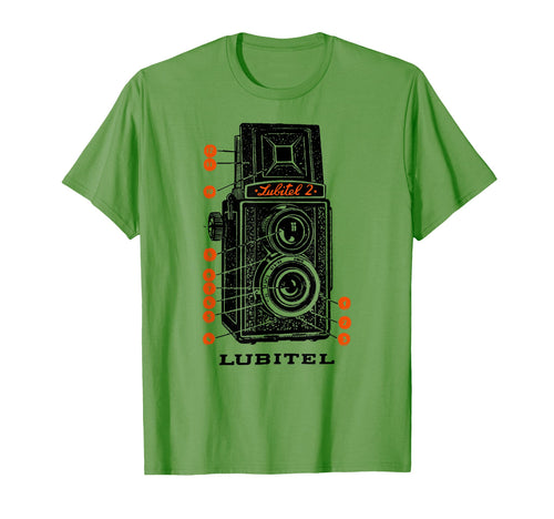 Lubitel Tlr Ussr Soviet Distressed Film T-Shirt - Aesthetic Graphic Unisex - T-Shirt, Sweatshirt, Hoodie