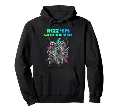 Cowboy Cat Riding Shark Rainbow Hoodie - Novelty Apparel Unisex - T-Shirt, Sweatshirt, Hoodie