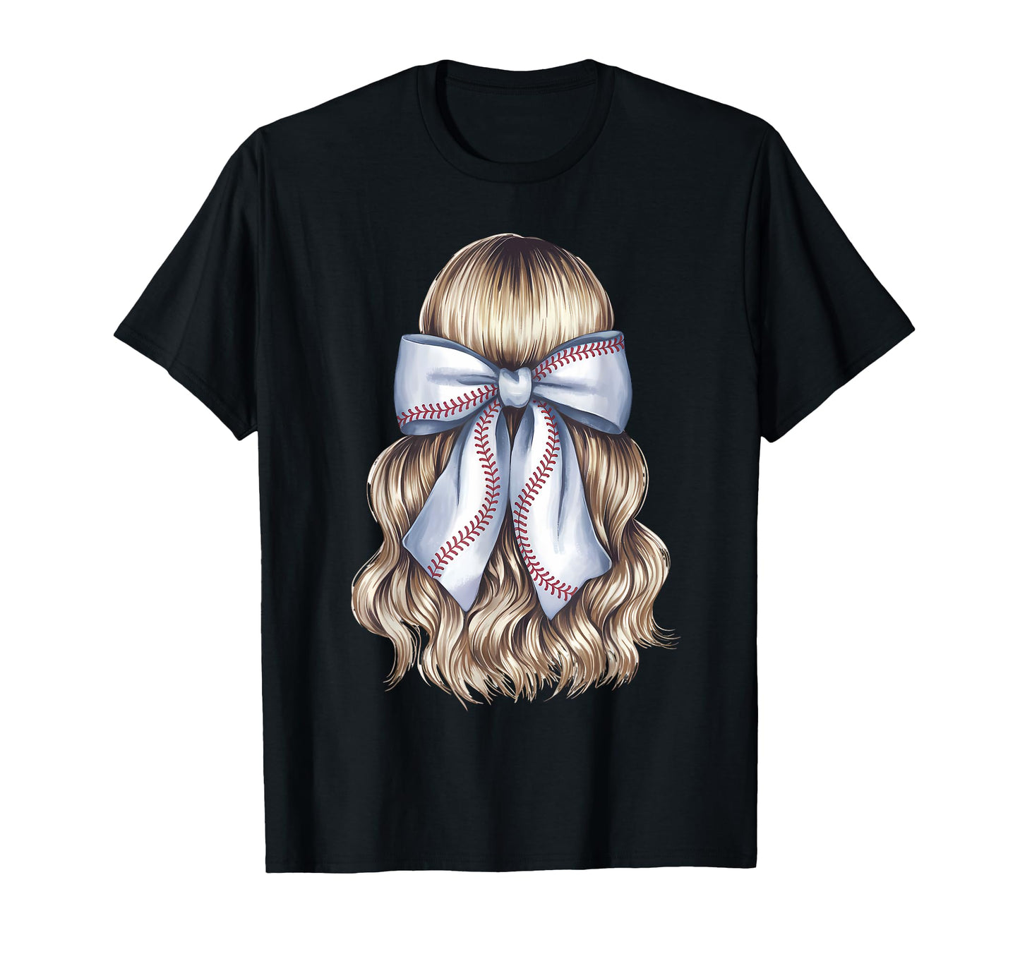 Baseball Coquette Bow Baseball Mom T-Shirt - Unique Graphic Unisex - T-Shirt, Sweatshirt, Hoodie