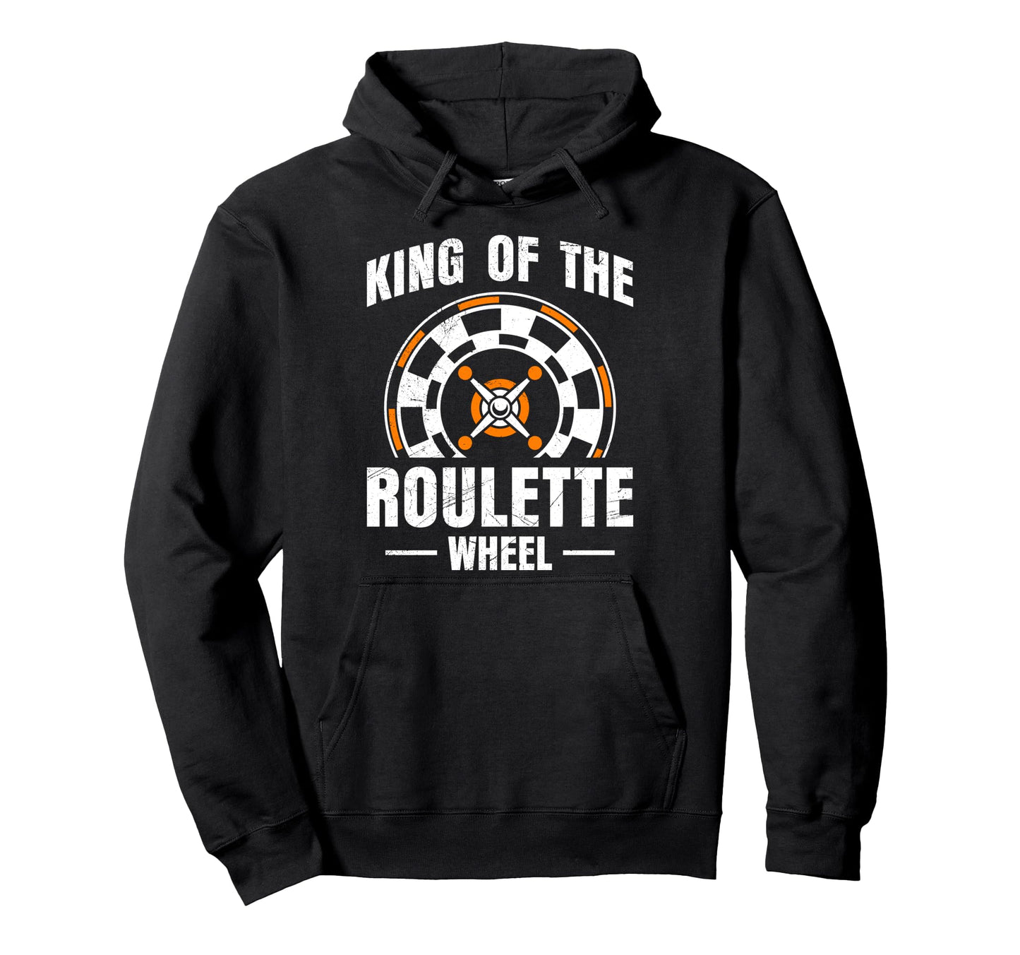 Roulette Wheel King Funny Roulette Hoodie - Minimalist Print for Adults - T-Shirt, Sweatshirt, Hoodie