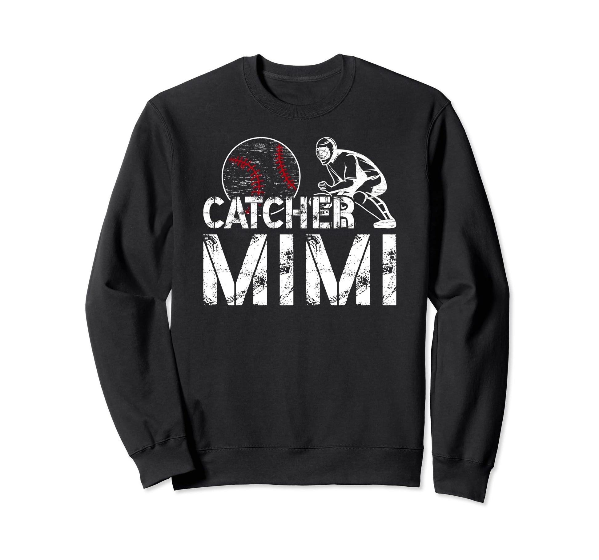Baseball Catcher Mimi Grandma Mimi Sweatshirt - Novelty Apparel for Adults - T-Shirt, Sweatshirt, Hoodie