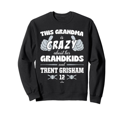 Grandma Crazy Trent Grisham New York Sweatshirt - Unique Graphic Men Women - T-Shirt, Sweatshirt, Hoodie