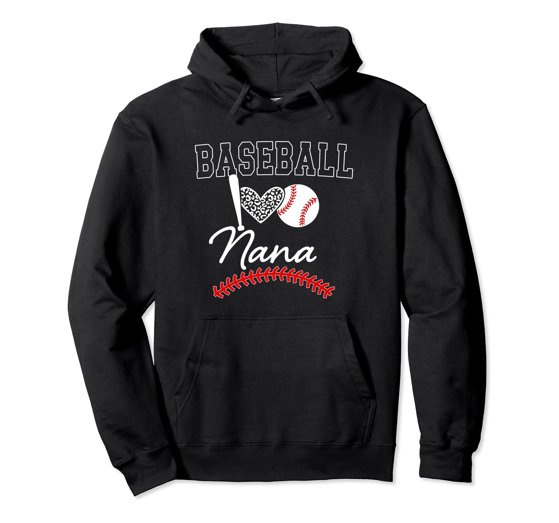 Baseball Nana Game Day Baseball Grandma Hoodie - Trendy Graphic Men Women - T-Shirt, Sweatshirt, Hoodie