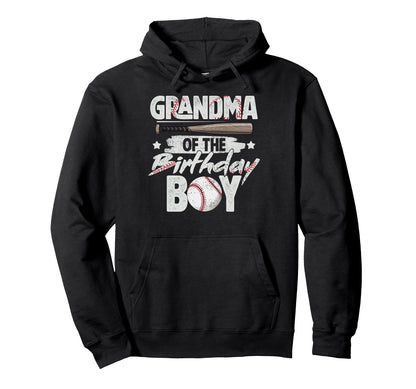Grandma Birthday Matching Baseball Hoodie - Custom Art Print Unisex - T-Shirt, Sweatshirt, Hoodie