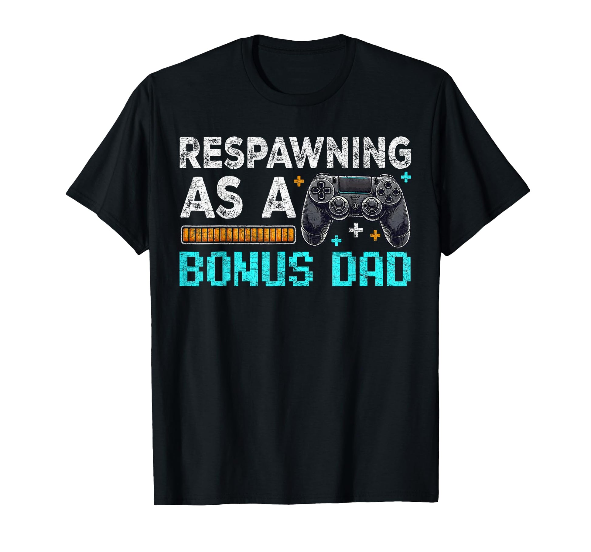Gamer Stepdad Fathers Day T-Shirt - Casual Everyday Wear Men Women - T-Shirt, Sweatshirt, Hoodie