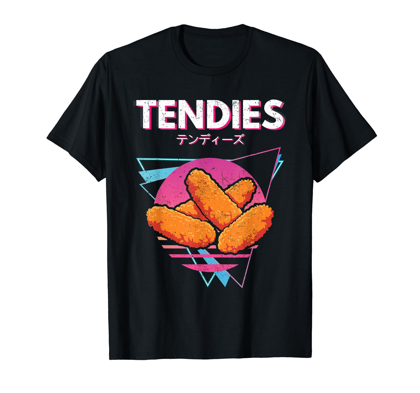Tendies Nuggets Japanese Anime T-Shirt - Casual Everyday Wear for Adults - T-Shirt, Sweatshirt, Hoodie