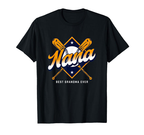 Baseball Nana Grandmother Grandma Mimi T-Shirt - Novelty Apparel Unisex - T-Shirt, Sweatshirt, Hoodie