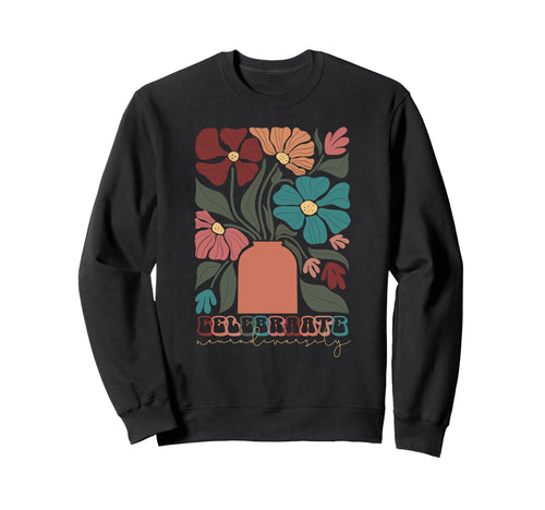 Autism Neurodiversity Celebrate Sweatshirt - Graphic Print Men Women - T-Shirt, Sweatshirt, Hoodie