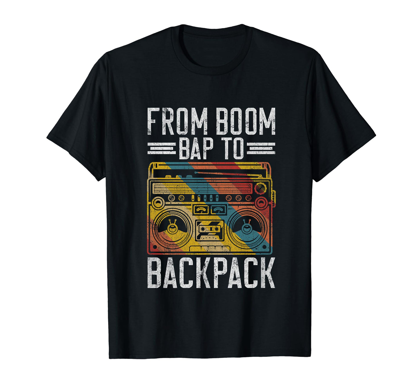 From Boom Bap To Backpack 90S Hip Hop T-Shirt - Custom Art Print Unisex - T-Shirt, Sweatshirt, Hoodie