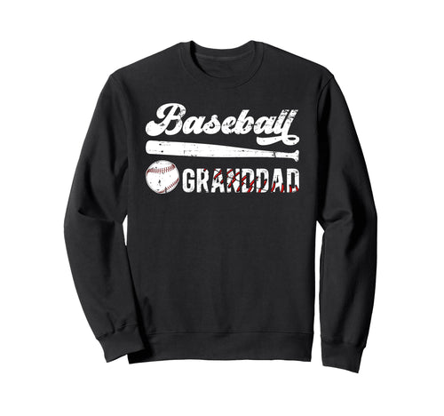 Baseball Granddad Baseball Player Sweatshirt - Unique Graphic Unisex - T-Shirt, Sweatshirt, Hoodie
