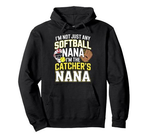 Im Not Just Any Softball Nana Im Hoodie - Minimalist Print for Adults - T-Shirt, Sweatshirt, Hoodie