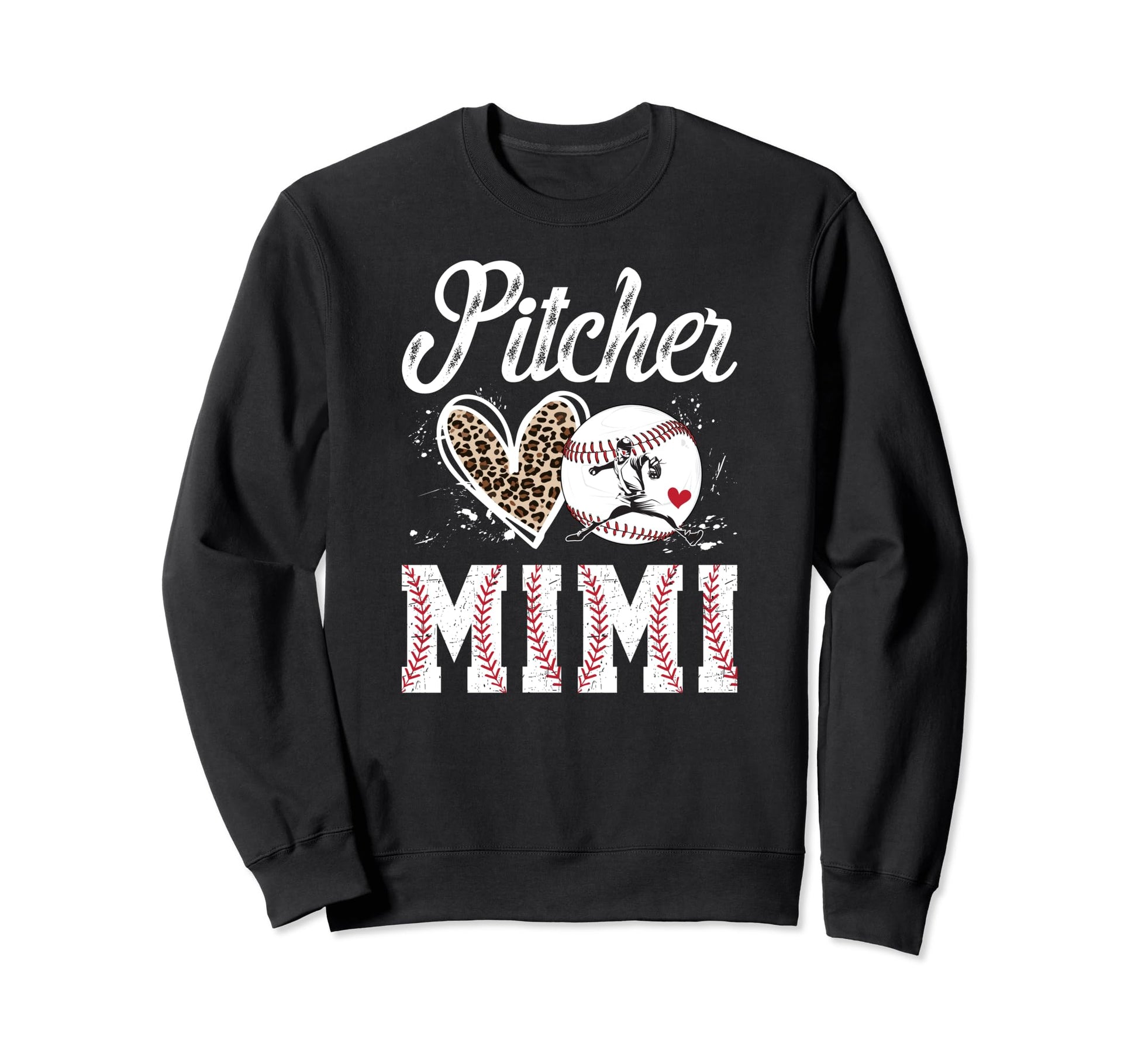 Baseball Pitcher Mimi Baseball Sweatshirt - Custom Art Print Unisex - T-Shirt, Sweatshirt, Hoodie