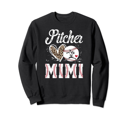 Baseball Pitcher Mimi Baseball Sweatshirt - Custom Art Print Unisex - T-Shirt, Sweatshirt, Hoodie
