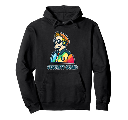 Security Guard Rainbow Hoodie - Fun Novelty Design Men Women - T-Shirt, Sweatshirt, Hoodie