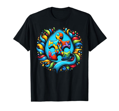 Autism Awareness Month Rainbow T-Shirt - Fun Novelty Design Men Women - T-Shirt, Sweatshirt, Hoodie