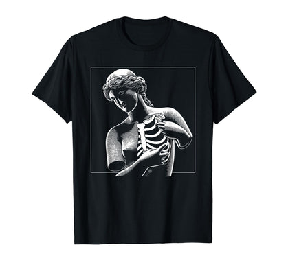 Venus Skeleton Aesthetic T-Shirt - Casual Everyday Wear for Adults - T-Shirt, Sweatshirt, Hoodie