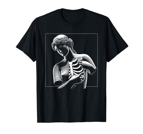 Venus Skeleton Aesthetic T-Shirt - Casual Everyday Wear for Adults - T-Shirt, Sweatshirt, Hoodie