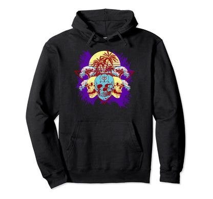 Eightes 90S Synthwave Vaporwave Hoodie - Fun Novelty Design for Adults - T-Shirt, Sweatshirt, Hoodie