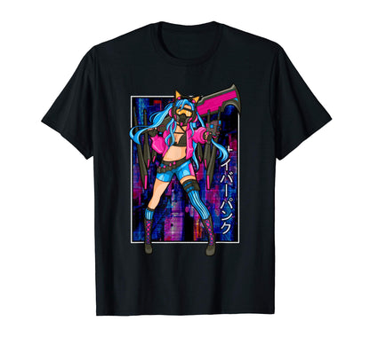 Vaporwave Anime Aesthetic Edm Music T-Shirt - Aesthetic Graphic Unisex - T-Shirt, Sweatshirt, Hoodie