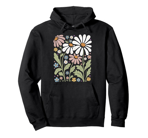 Wildflowers Flowers Pattern Summer Hoodie - Fun Novelty Design Men Women - T-Shirt, Sweatshirt, Hoodie