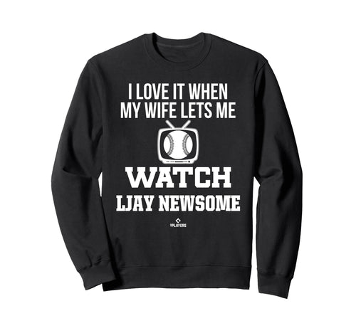 My Wife Lets Me Watch Ljay Sweatshirt - Aesthetic Graphic Men Women - T-Shirt, Sweatshirt, Hoodie
