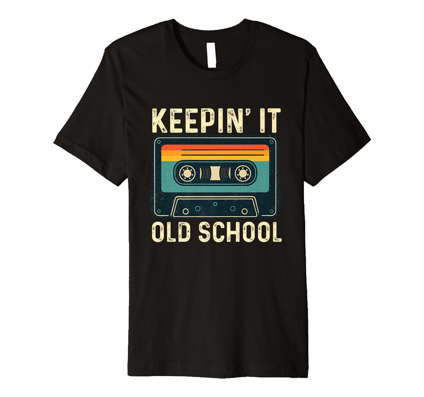 Keepin It Old School 80S 90S Old T-Shirt - Aesthetic Graphic for Adults - T-Shirt, Sweatshirt, Hoodie